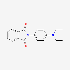 molecular formula C18H18N2O2 B4918599 2-[4-(Diethylamino)phenyl]isoindole-1,3-dione 