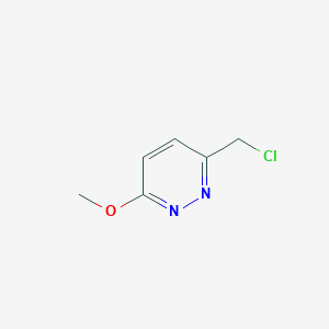 B049187 3-(Chloromethyl)-6-methoxypyridazine CAS No. 41227-73-0
