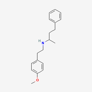 molecular formula C19H25NO B4919102 N-[2-(4-methoxyphenyl)ethyl]-4-phenylbutan-2-amine 