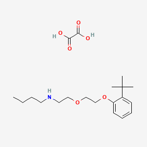 molecular formula C20H33NO6 B4919521 N-[2-[2-(2-tert-butylphenoxy)ethoxy]ethyl]butan-1-amine;oxalic acid 