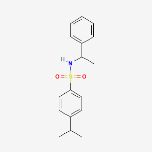 molecular formula C17H21NO2S B4919590 N-(1-phenylethyl)-4-propan-2-ylbenzenesulfonamide 