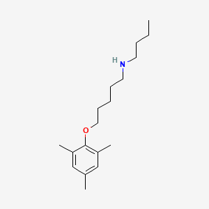 molecular formula C18H31NO B4919791 N-butyl-5-(2,4,6-trimethylphenoxy)pentan-1-amine 