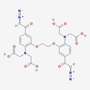 molecular formula C26H24N6O12 B049199 Diazo-4 CAS No. 123330-72-3