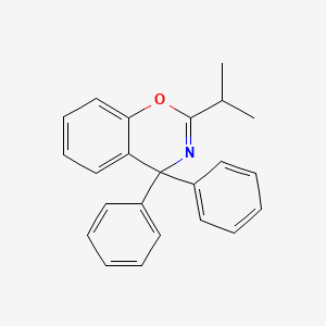 molecular formula C23H21NO B4919977 4,4-Diphenyl-2-propan-2-yl-1,3-benzoxazine 