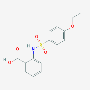 2-{[(4-Ethoxyphenyl)sulfonyl]amino}benzoic acid