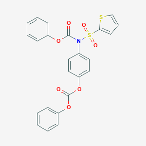 4-[(Phenoxycarbonyl)(2-thienylsulfonyl)amino]phenyl phenyl carbonate
