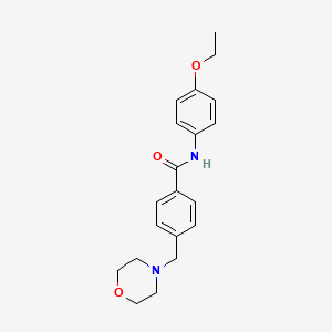 molecular formula C20H24N2O3 B4920153 N-(4-ethoxyphenyl)-4-(4-morpholinylmethyl)benzamide 