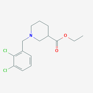molecular formula C15H19Cl2NO2 B4920179 ethyl 1-(2,3-dichlorobenzyl)-3-piperidinecarboxylate 
