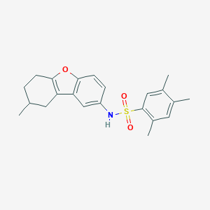 2,4,5-trimethyl-N-(8-methyl-6,7,8,9-tetrahydrodibenzo[b,d]furan-2-yl)benzenesulfonamide