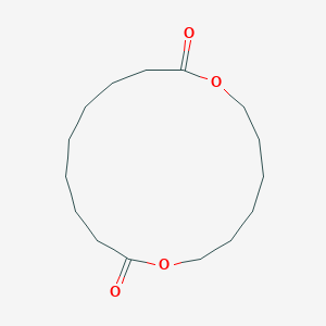 molecular formula C15H26O4 B4920229 1,8-dioxacycloheptadecane-9,17-dione CAS No. 13926-70-0