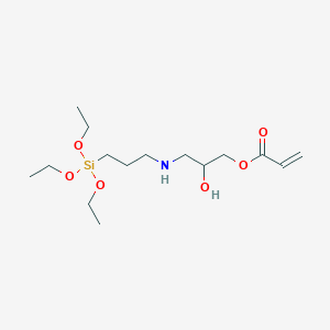 molecular formula C15H31NO6Si B049203 2-羟基-3-((3-(三乙氧基甲硅烷基)丙基)氨基)丙烯酸丙酯 CAS No. 123198-57-2