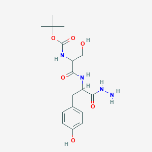 molecular formula C17H26N4O6 B4920626 Boc-DL-Ser-DL-Tyr-NHNH2 