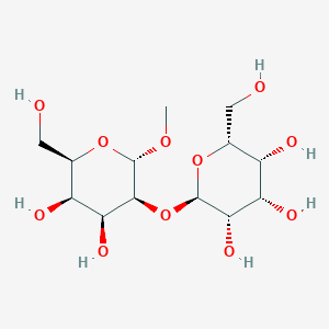 molecular formula C13H24O11 B049209 Methyl 2-O-talopyranosyltalopyranoside CAS No. 111462-59-0