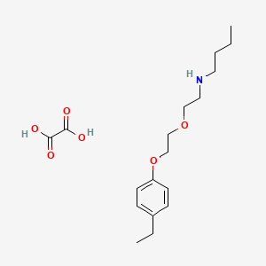 molecular formula C18H29NO6 B4921098 N-[2-[2-(4-ethylphenoxy)ethoxy]ethyl]butan-1-amine;oxalic acid 
