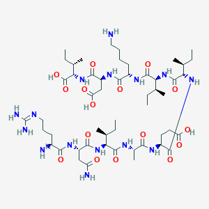 molecular formula C52H93N15O16 B049211 H-Arg-Asn-Ile-Ala-Glu-Ile-Ile-Lys-Asp-Ile-OH CAS No. 120180-27-0