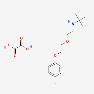 molecular formula C16H24INO6 B4921341 N-[2-[2-(4-iodophenoxy)ethoxy]ethyl]-2-methylpropan-2-amine;oxalic acid 