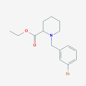 molecular formula C15H20BrNO2 B4922051 Ethyl 1-[(3-bromophenyl)methyl]piperidine-2-carboxylate CAS No. 5265-95-2
