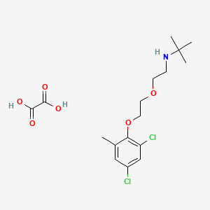 molecular formula C17H25Cl2NO6 B4922201 N-[2-[2-(2,4-dichloro-6-methylphenoxy)ethoxy]ethyl]-2-methylpropan-2-amine;oxalic acid 
