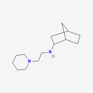 molecular formula C14H26N2 B4922651 N-(2-piperidin-1-ylethyl)bicyclo[2.2.1]heptan-2-amine 