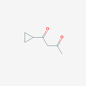 molecular formula C7H10O2 B049227 1-Cyclopropyl-1,3-butanedione CAS No. 21573-10-4