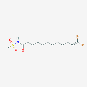 12,12-Dibromo-N-(methylsulfonyl)-11-dodecenamide