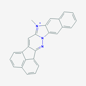 molecular formula C25H16N3+ B492335 15-methyl-3,4-diaza-15-azoniaheptacyclo[17.7.1.02,18.04,16.05,14.07,12.023,27]heptacosa-1(26),2,5,7,9,11,13,15,17,19,21,23(27),24-tridecaene 