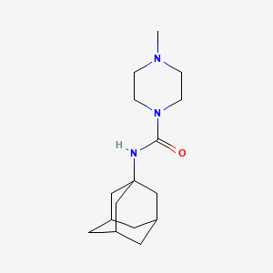 molecular formula C16H27N3O B4923466 N-(1-adamantyl)-4-methylpiperazine-1-carboxamide 