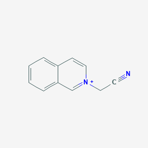 molecular formula C11H9N2+ B492349 2-(Cyanomethyl)isoquinolinium 