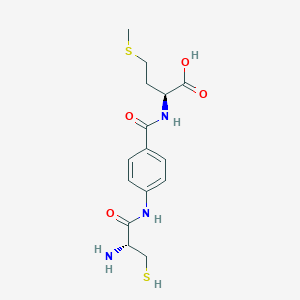 molecular formula C15H21N3O4S2 B049235 FTase Inhibitor II CAS No. 156707-43-6