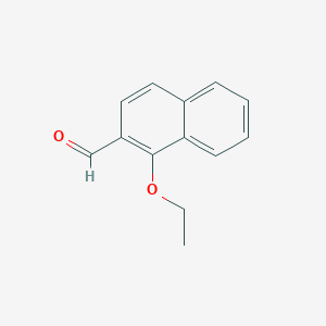 molecular formula C13H12O2 B492367 1-Ethoxynaphthalene-2-carbaldehyde CAS No. 887575-75-9