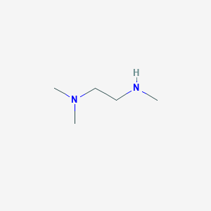 molecular formula C5H14N2 B049237 N,N,N'-Trimethylethylenediamine CAS No. 142-25-6