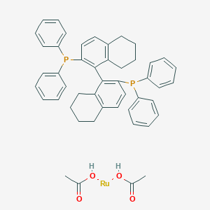 molecular formula C48H48O4P2Ru B049239 (S)-Ru(OAc)2(H8-BINAP) CAS No. 374067-51-3