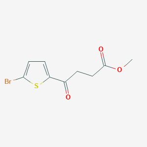 molecular formula C9H9BrO3S B4924056 Methyl 4-(5-bromothiophen-2-yl)-4-oxobutanoate 