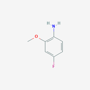 molecular formula C7H8FNO B049241 4-Fluoro-2-methoxyaniline CAS No. 450-91-9