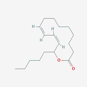 molecular formula C18H30O2 B049244 9,11-Octadecadien-13-olide CAS No. 124916-99-0