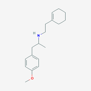molecular formula C18H27NO B4924889 N-[2-(cyclohexen-1-yl)ethyl]-1-(4-methoxyphenyl)propan-2-amine 