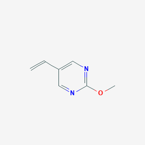 molecular formula C7H8N2O B049249 2-Methoxy-5-vinylpyrimidine CAS No. 120717-41-1