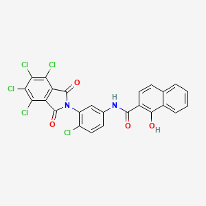 molecular formula C25H11Cl5N2O4 B4925109 N-[4-chloro-3-(4,5,6,7-tetrachloro-1,3-dioxoisoindol-2-yl)phenyl]-1-hydroxynaphthalene-2-carboxamide 