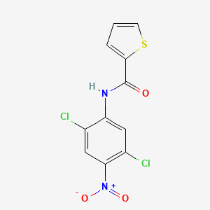 molecular formula C11H6Cl2N2O3S B4925897 N-(2,5-dichloro-4-nitrophenyl)thiophene-2-carboxamide 