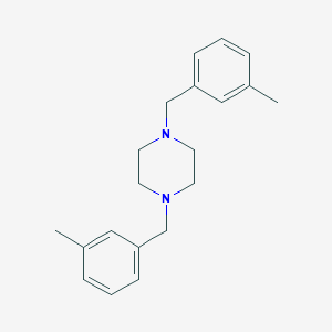 molecular formula C20H26N2 B049259 1,4-双(3-甲基苄基)哌嗪 CAS No. 625406-13-5