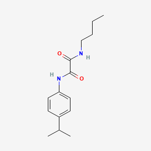 molecular formula C15H22N2O2 B4926246 N-butyl-N'-(4-propan-2-ylphenyl)oxamide 