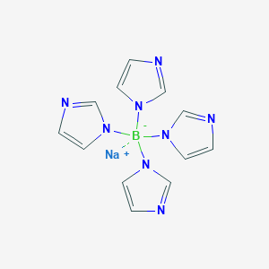 molecular formula C12H12BN8Na B049266 Sodium tetrakis(1-imidazolyl)borate CAS No. 68146-65-6