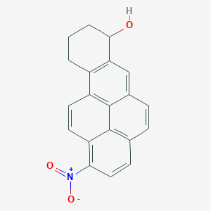 molecular formula C20H15NO3 B049268 1-Nitro-7,8,9,10-tetrahydrobenzo[a]pyren-7-ol CAS No. 120014-85-9