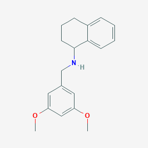 molecular formula C19H23NO2 B4926868 N-(3,5-dimethoxybenzyl)-1,2,3,4-tetrahydronaphthalen-1-amine 