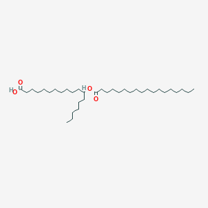 molecular formula C36H70O4 B049269 12-Octadecanoyloxy-octadecanoic acid CAS No. 51350-61-9