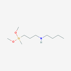 molecular formula C10H25NO2Si B049271 N-Butyl-aminopropyl-dimethoxymethylsilane CAS No. 120939-52-8