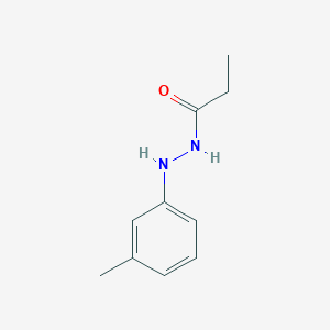 molecular formula C10H14N2O B049274 N'-(3-Methylphenyl)propanehydrazide CAS No. 112252-48-9
