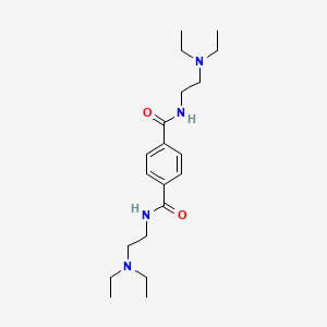 molecular formula C20H34N4O2 B4927631 N,N'-bis[2-(diethylamino)ethyl]benzene-1,4-dicarboxamide CAS No. 5431-47-0