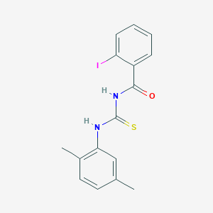 molecular formula C16H15IN2OS B4928163 N-[(2,5-dimethylphenyl)carbamothioyl]-2-iodobenzamide 