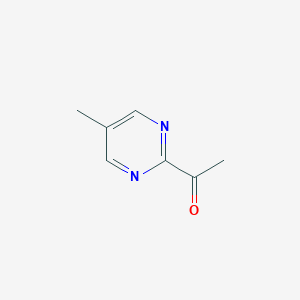 molecular formula C7H8N2O B049282 1-(5-Methylpyrimidin-2-yl)ethanone CAS No. 122372-22-9